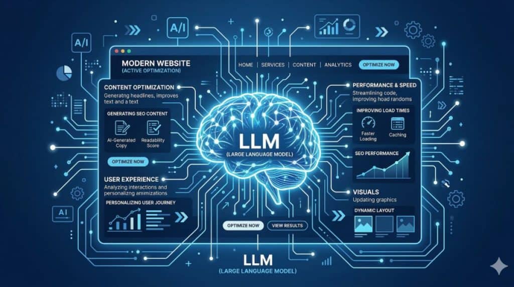 AI Rank System AI search technology illustration